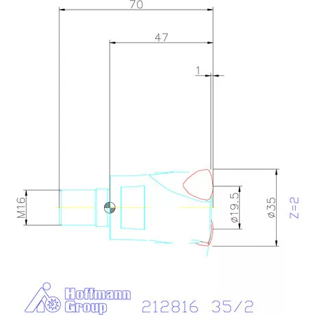 Garant Garant Power Q nagy előtolású maró 35/2 mm