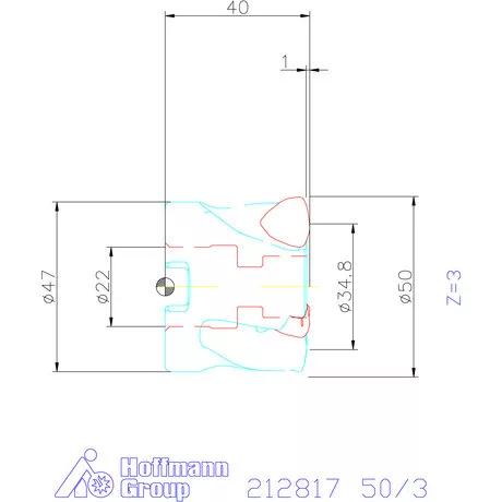 Garant Garant Power Q nagy előtolású maró 50/3 mm