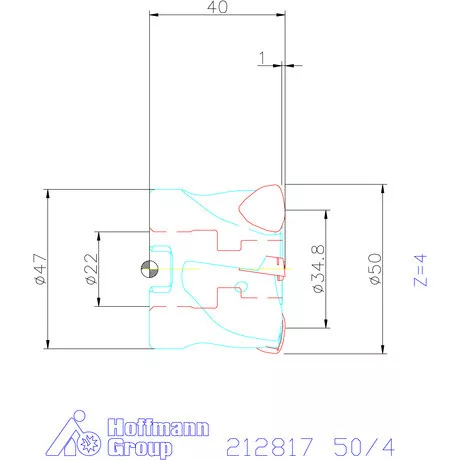 Garant Garant Power Q nagy előtolású maró 50/4 mm
