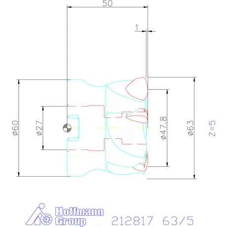 Garant Garant Power Q nagy előtolású maró 63/5 mm