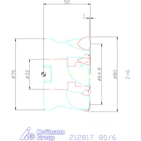 Garant Garant Power Q nagy előtolású maró 80/6 mm