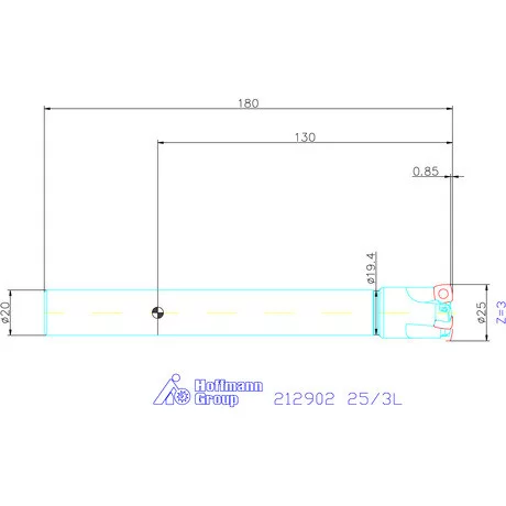 Garant Feedking nagy előtolású maró 25/3L mm