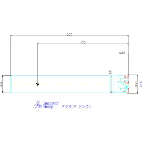 Garant Feedking nagy előtolású maró 35/5L mm
