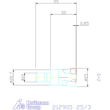 Garant Feedking nagy előtolású maró 25/3 mm