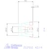 Garant Feedking nagy előtolású maró 42/4 mm