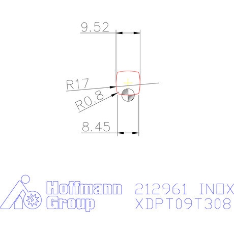 XDPT 09T308 ER  INOX