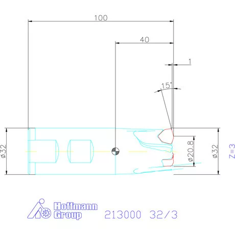 Garant Garant Power Q Double nagy előtolású maró 32/3 mm