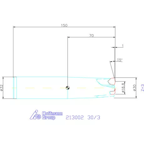 Garant Garant Power Q Double nagy előtolású maró 30/3 mm