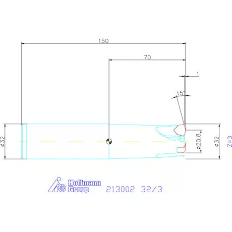 Garant Garant Power Q Double nagy előtolású maró 32/3 mm