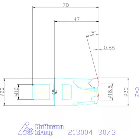 Garant Garant Power Q Double nagy előtolású maró 30/3 mm