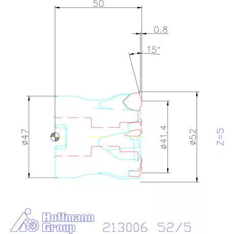 Garant Garant Power Q Double nagy előtolású maró 52/5 mm