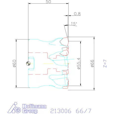 Garant Garant Power Q Double nagy előtolású maró 66/7 mm