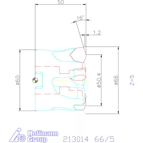 Garant Garant Power Q Double nagy előtolású maró 66/5 mm
