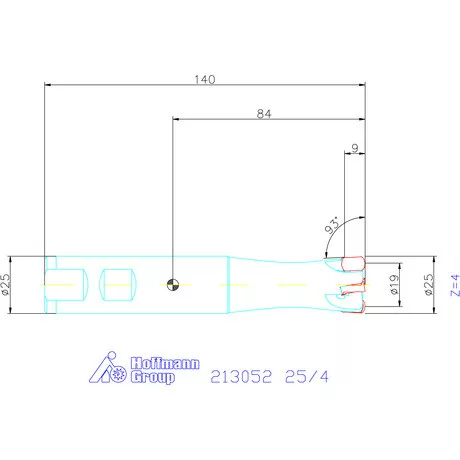 Garant Garant Power Q Mini nagy előtolású maró 25/4 mm