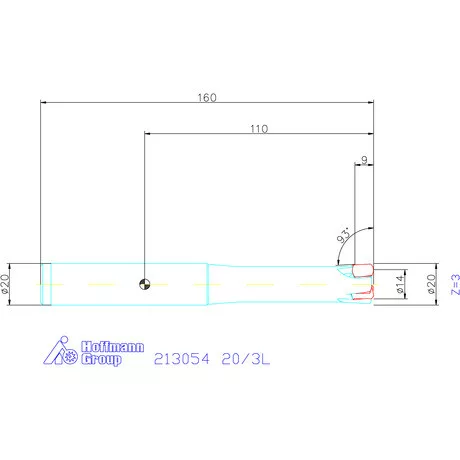 Garant Garant Power Q Mini nagy előtolású maró 20/3L mm