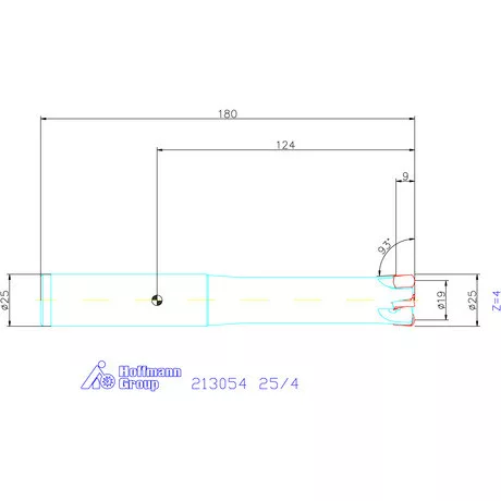 Garant Garant Power Q Mini nagy előtolású maró 25/4 mm