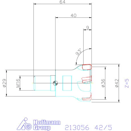 Garant Garant Power Q Mini nagy előtolású maró 42/5 mm
