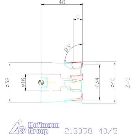 Garant Garant Power Q Mini nagy előtolású maró 40/5 mm