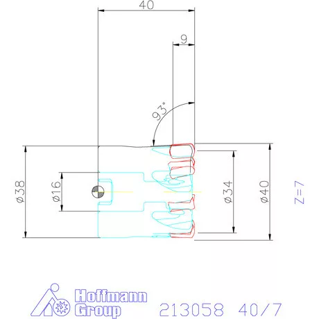 Garant Garant Power Q Mini nagy előtolású maró 40/7 mm