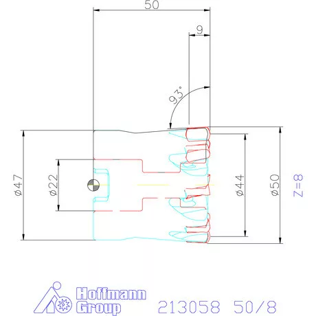Garant Garant Power Q Mini nagy előtolású maró 50/8 mm