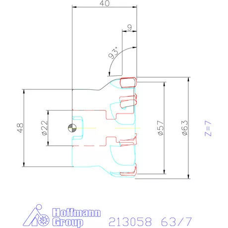 Garant Garant Power Q Mini nagy előtolású maró 63/7 mm
