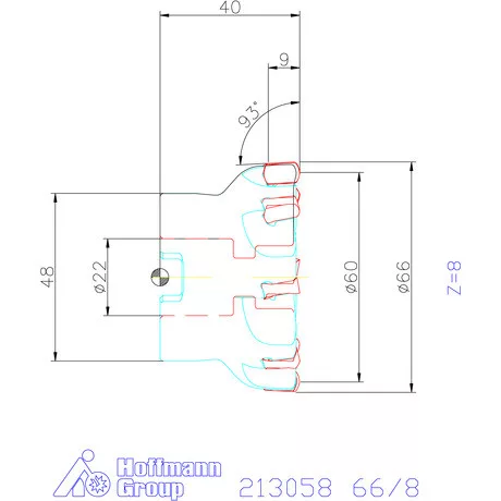 Garant Garant Power Q Mini nagy előtolású maró 66/8 mm