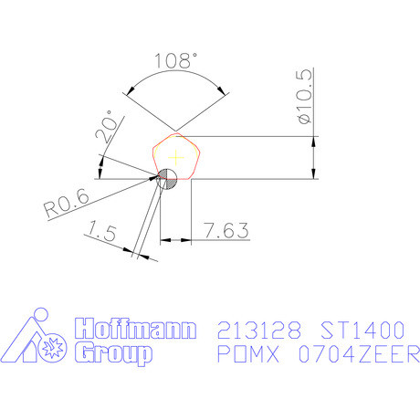 POMX 0704ZEER M  ST1400