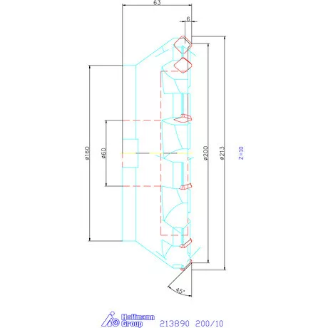 Garant Síkmaró 45° 200/10 mm