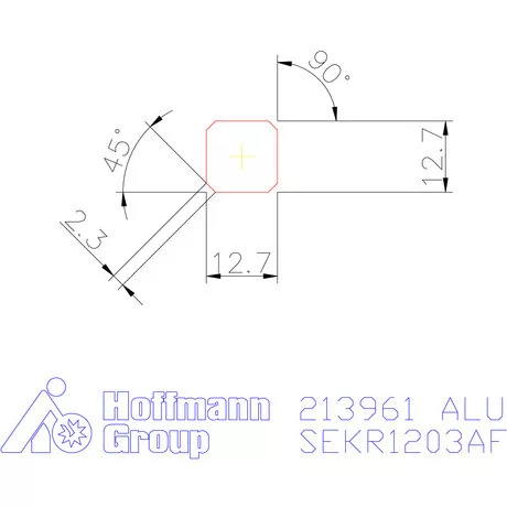 SEKR 1203 AFFN Gyémántbevonatú ALU