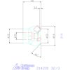 Garant Síkmaró 45° jobbos 32/3 mm