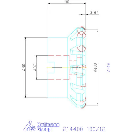 Garant Síkmaró 45° 100/12 mm