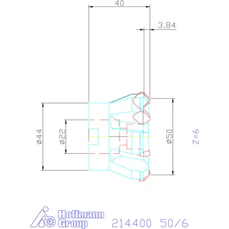 Garant Síkmaró 45° 50/6 mm