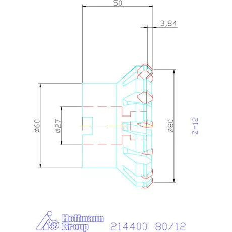 Garant Síkmaró 45° 80/12 mm