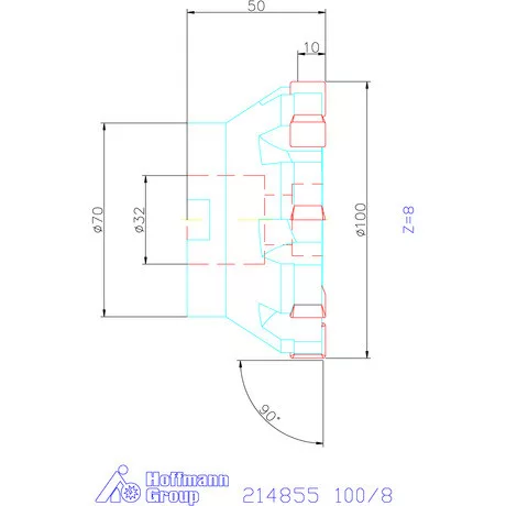 Garant Garant Softcut HSI ritka osztás 100/8 mm