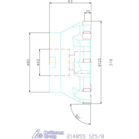 Garant Garant Softcut HSI ritka osztás 125/8 mm