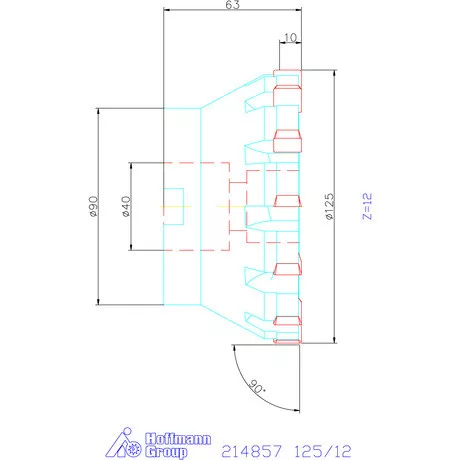 Garant Garant Softcut HSI sűrű osztás 125/12 mm