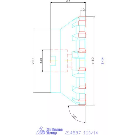 Garant Garant Softcut HSI sűrű osztás 160/14 mm