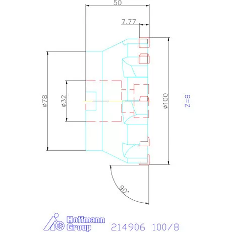 Garant Garant Softcut HSI ritka osztás 100/8 mm