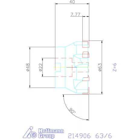 Garant Garant Softcut HSI ritka osztás 63/6 mm