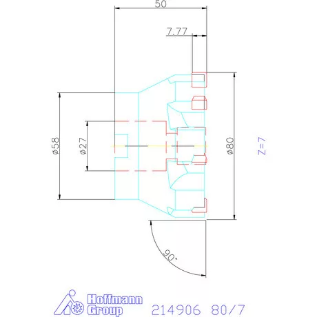 Garant Garant Softcut HSI ritka osztás 80/7 mm