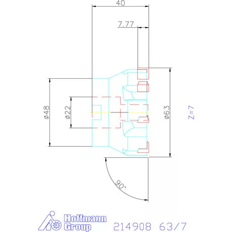 Garant Garant Softcut HSI sűrű osztás 63/7 mm