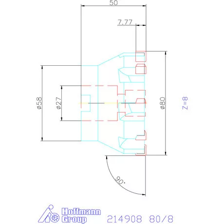 Garant Garant Softcut HSI sűrű osztás 80/8 mm