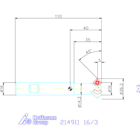 Garant Garant Softcut HSI élletörő maró 16/3 mm