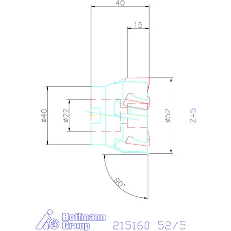 Garant Garant Softcut sarokmaró 90° MTC 52/5 mm