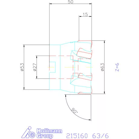 Garant Garant Softcut sarokmaró 90° MTC 63/6 mm