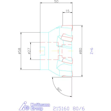 Garant Garant Softcut sarokmaró 90° MTC 80/6 mm