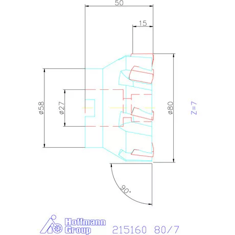Garant Garant Softcut sarokmaró 90° MTC 80/7 mm