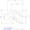 Garant Garant Softcut sarokmaró 90° MTC 63/4 mm