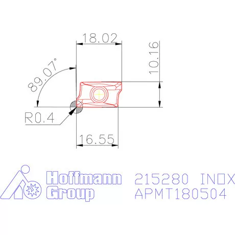 APMT 180504 ER  INOX