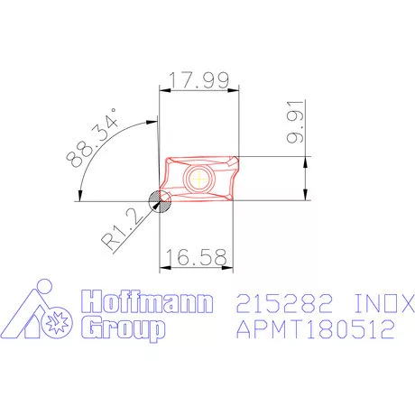 APMT 180512 ER  INOX